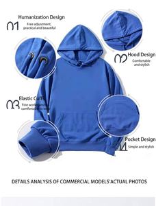 Women's Winter Hoodies & Sweatshirts High Quality Cotton-polyester Plus Size French Terry Customized Logo - Product Image 3