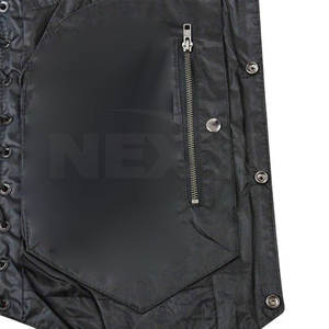 Chaleco de Cuero para Hombre, Color Sólido, Casual, Invierno, Alta Calidad, Transpirable, Personalizable, NEXX SPORTS NS-59015, Logotipo Personalizado - Product Image 6