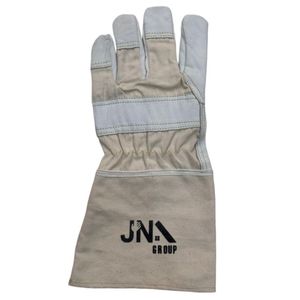 Gants de soudage Tig résistants à l'usure Gants de travail en cuir Gants de protection du travail en peau de vache personnalisés - Product Image 4