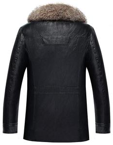 Veste de moto bomber imperméable coupe-vent en cuir véritable véritable peau de mouton camouflage de marque personnalisée pour homme - Product Image 4