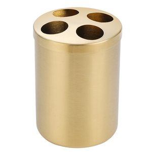 Portaescobillas de metal martillado de níquel brillante Accesorios de baño de tendencia reciente de metal de alta calidad a precio mayorista - Product Image 6