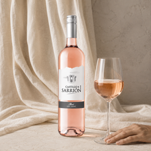 Vino Rosado Seco Castillo de Sarrion, Garnacha y Tempranillo, 11% ABV, Vino Rosado Español, 750 ml - Product Image 2