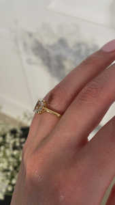 Auténticos Anillos de Compromiso de oro sólido de 14K y 18K para mujer, hechos a mano de lujo con diamantes de laboratorio, venta al por mayor disponible - Product Image 5