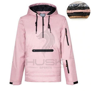 Nuevo traje de invierno para hombre, Sudadera con capucha para snowboard, 2023, chaqueta de Snowboard para deportes al aire libre con capucha de alta calidad, transpirable, media cremallera - Product Image 2