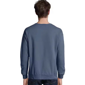 Sweat-shirt de haute qualité, sweat-shirt surdimensionné en coton mélangé, sweat-shirt à capuche court pour homme, impression, broderie, sweat-shirt personnalisé - Product Image 2
