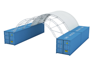 Abri de conteneur robuste pour entrepôt, idéal pour les projets d'extension de conteneurs maritimes - Product Image 2