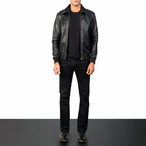 Vêtements pour hommes, vente chaude, veste en cuir professionnelle 2022, matériau en cuir OEM ODM 2022 - Product Image 6