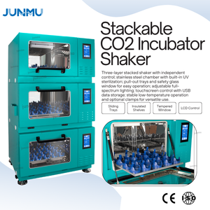 حاضنة هزازة دقيقة قابلة للتكديس من جونمو، سعة 140 لتر و280 لتر، بشاشة لمس، لمعدات مختبرات زراعة الخلايا، إصدار جديد رائج - Product Image 4