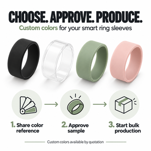 Funda para Anillo Inteligente Compatible con Oura en Colores Personalizados - Opciones de Color Neutro y Pastel - Pedidos al por Mayor para Marcas de Accesorios - Product Image 3