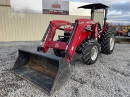 Massey Ferguson 2605H avec chargeur et seau à fixation rapide, seulement 90 heures! 4x4, commandes de chargeur de manette de moteur diesel de 55 HP - Product Image 6