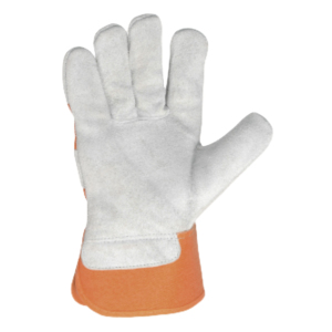 Guantes de trabajo de cuero de vaca de hombro selectos de alta calidad, trabajo de seguridad industrial resistente, protección de manos ignífugo - Product Image 4