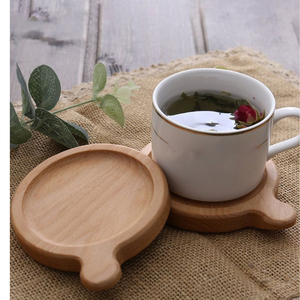 Sous-verres en bambou écologiques antidérapants réutilisables pour la maison, le bureau, le café, le thé, la protection des verres à vin - Product Image 5