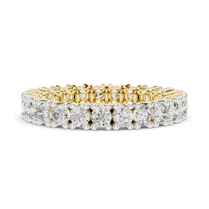 Bague éternelle en diamant de laboratoire 1,625 CT pour femmes, clarté VVS-VS EF, or 18 carats, 14 carats, 10 carats et argent 925, rose, jaune, blanc - Product Image 1
