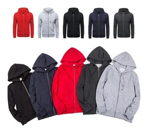 Custom Size <b>Men's</b> 100% Cotton <b>Zip</b>-<b>up</b> <b>Hoodies</b> Street Wear Embroidered <b>Black</b> All-Season Thermal for Winter Digital Printing - Product Image 5