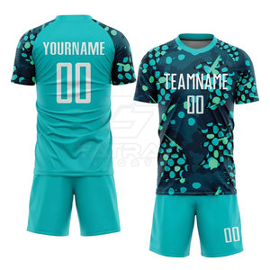 Service OEM, vêtements d'entraînement, uniforme de football imprimé de haute qualité, nouveau design, prix bas, vente en gros, respirant, sublimation, 100% pour hommes - Product Image 1