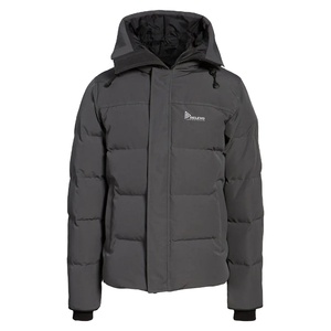 Latest Design <b>Down</b> Puffer Jacket for Men Top Quality Lightweight Quilted Puffer Custom Oversized Baggy Hooded <b>Down</b> Jacket - Product Image 1