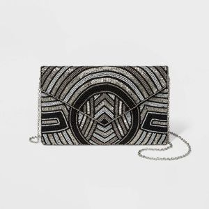 กระเป๋าถือทรงสี่เหลี่ยมปักลูกปัดน้ำหนักเบา ทำด้วยมือ ปรับแต่งได้ - Product Image 1