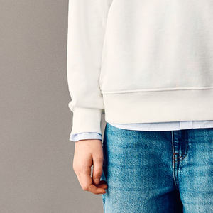 Sweat-shirt imprimé de haute qualité pour garçons, vêtements décontractés, service OEM, prix bas, manches longues / design uni, prix d'usine 2026 - Product Image 3