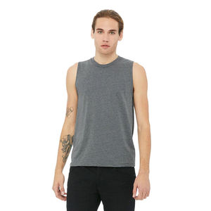 Último diseño de gran tamaño camiseta sin mangas para los hombres de los hombres sin mangas OEM servicio de alto fabricante de bajo precio de los hombres camiseta sin mangas - Product Image 3