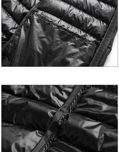 Chaleco acolchado personalizado OEM de diseñador americano para hombre, chaleco acolchado informal ligero con capucha, chaleco acolchado de primera calidad - Product Image 6