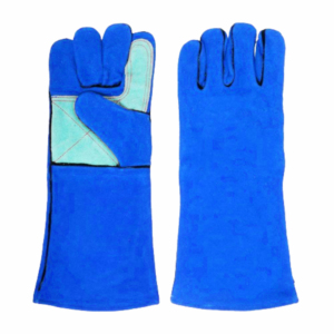 Guantes de soldadura de cuero dividido de cuero de vaca de mejor rendimiento Guantes de construcción de protección de manos de seguridad industrial para soldador - Product Image 5