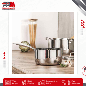 Mới đến thép carbon chảo với tay cầm bằng gỗ không dính soong nồi với kính cường lực Nắp đá cẩm thạch tráng Cookware Set - Product Image 2