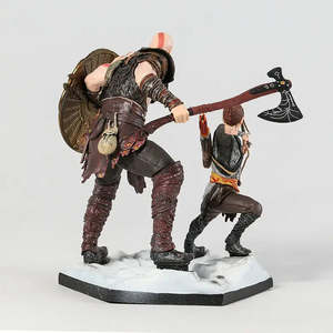 Figuras de Resina de Kratos y Atreus de God of War, Muñecos de Dibujos Animados para Coleccionar y Decorar, Material de PVC de Buena Calidad, en Caja - Product Image 5