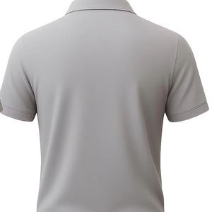 Private Label High Quality Men's Breathable <b>Canvas</b> Solid <b>Plain</b> Dyed 100% Cotton Short Sleeve Casual Shirt with Custom Logo Sizes - Product Image 4