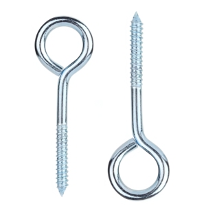 JSCREW <span class=keywords><strong>Vis</strong></span> à bois à usage intensif en acier inoxydable, taraudage des yeux, crochet mural suspendu pour intérieur et extérieur, raccord pivotant, fermoir en O - Product Image 2