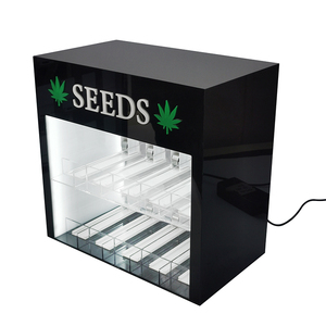 Dispensador de cigarrillos iluminado, Mostrador de exhibición de tabaco, dos estantes, tienda de humo, empujador de hojaldre, estante de exhibición - Product Image 3