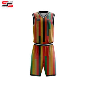 Venta al por mayor nueva ropa deportiva baloncesto Jersey baloncesto uniforme con logotipo personalizado impreso - Product Image 6