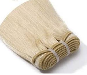 Paquetes de cabello Remy indio de la mejor calidad 613 Rubio Onda natural Onda Cuerpo Estilos rectos 10 a 30 pulgadas de largo - Product Image 3