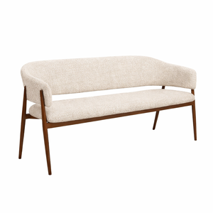 Banc de salle à manger moderne rembourré, structure en bois, utilisation en appartement, écologique, durable, mobilier de salle à manger pour la maison, contrat hôtelier - Product Image 1