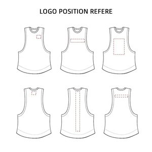 High Quality <b>White</b> Ribbed Gym <b>Vest</b> for <b>Men</b> Cotton Spandex Muscle Fitness Tank Top <b>Men's</b> Gym Mesn Top - Product Image 6