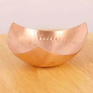 Ustensiles de cuisine au design admirable bol en cuivre de service alimentaire bol en cuivre martelé de qualité de luxe des fabricants et des exportateurs - Product Image 6