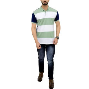 Polos à la mode pour hommes tenue décontractée meilleure vente coupe confortable polo uni pour hommes en vente en ligne OEM ODM entretenu - Product Image 4