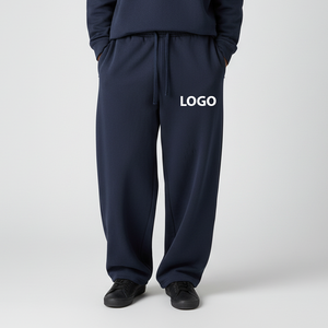 Pantalones Deportivos de Pierna Recta y Ancha, Estilo Urbano, Personalizados OEM/ODM, con Logotipo Bordado Personalizado, Ligeros - Product Image 3