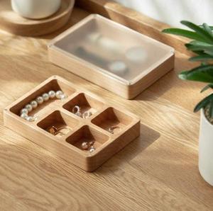 Grand plateau de présentation de bijoux en bois pour les magasins, fait à la main, décoratif, en provenance d'Inde - Product Image 4