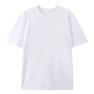 Camiseta de algodón 100% para hombre, serigrafía personalizada bordada, Material suave antipilling de alta calidad, longitud larga, MOQ bajo RTS - Product Image 1