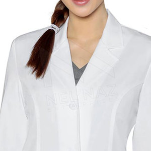 Venta caliente Mejor Calidad Unisex Hospital Médico Uniformes de Laboratorio Bata de Médico Enfermera Bata de Laboratorio Blanco - Product Image 6