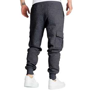 Pantalones Cargo para Hombre, Multibolsillos, Spandex/Algodón, Ecológicos, Transpirables, Cierre con Cordón, Alta Calidad, Logotipo Personalizado OEM - Product Image 3