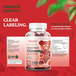 Alta qualidade Panax <span class=keywords><strong>Ginseng</strong></span> Raiz Coreana Feno-grego Sementes Pretas Ginkgo Biloba Extrato Vermelho Maca Panax <span class=keywords><strong>Ginseng</strong></span> Gomas para Adultos - Product Image 3