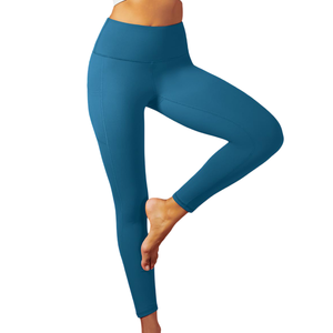 กางเกงเลกกิ้งเอวสูงสำหรับผู้หญิงเลกกิ้งเอวยางยืดสำหรับเล่นโยคะ - Product Image 6