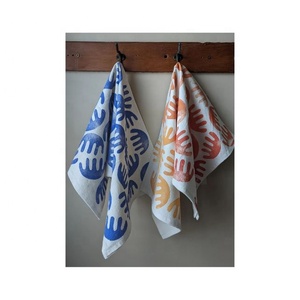 On Demand Customization High Quality 100% Organic Cotton <b>Kitchen</b> Cleaning Tea Size Towels From India Hot Sale Souvenir Towels - Product Image 3