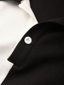 Équipage, approvisionnement d'usine de fitness polo pour hommes de haute qualité 100% coton séchage rapide respirant grande taille logo personnalisé imprimé solide - Product Image 3