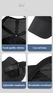 Vente en gros de casquette de baseball en denim brodé avec logo personnalisé style sportif avec broderie à la main pour papa et fans de sport - Product Image 3