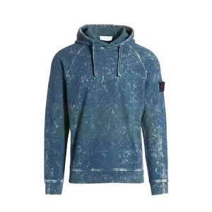 Sweat à capuche pour homme en coton lourd respirant de haute qualité à motif uni taille personnalisée pour l'hiver - Product Image 2