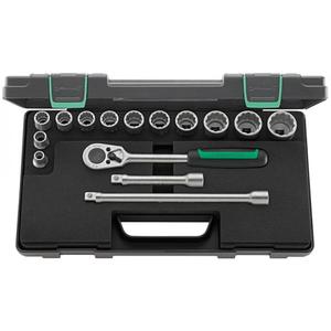 ชุดประแจบล็อกสี่เหลี่ยม Stahlwille ขนาด 1/2 นิ้ว พร้อมห่วง 15 ชิ้น - Product Image 1