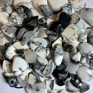 Prix de gros cabochon dendrite opale fait à la main pierre d'agate dendrite naturelle taille personnalisée pour la fabrication de bijoux - Product Image 1