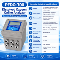 FUNEL PFDO700 Analyseur d'oxygène dissous par fluorescence pour traitement de l'eau douce RS485 Modbus 0-20 Mg/L 0-45C